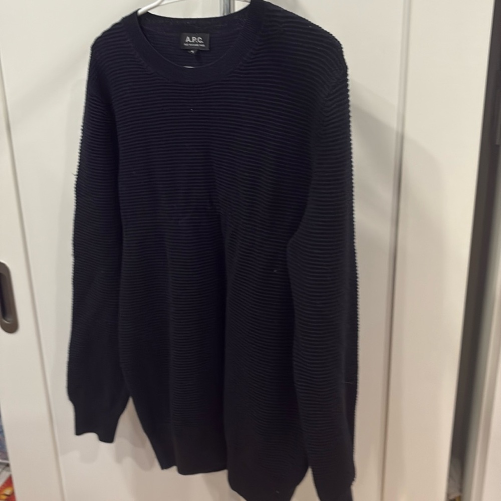 APC waffle knit sweater